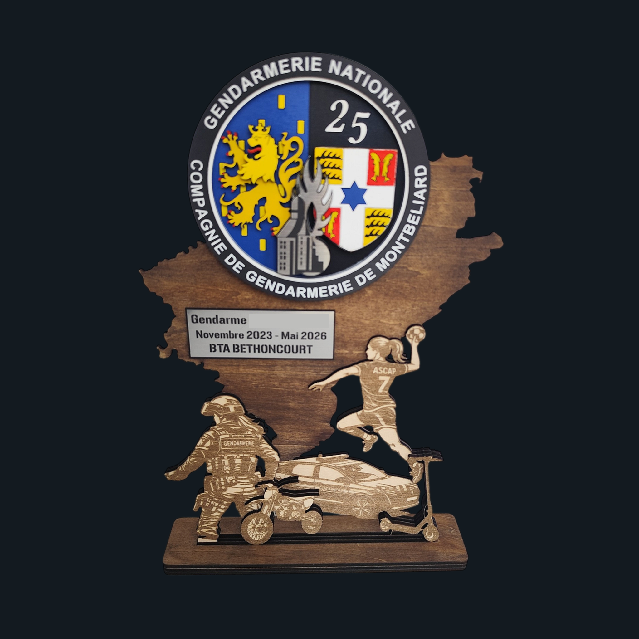 RÉALISATION DU TROPHÉE